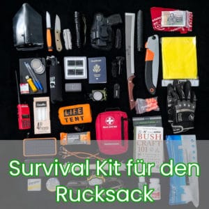 Notfall Survival Rucksack Kit