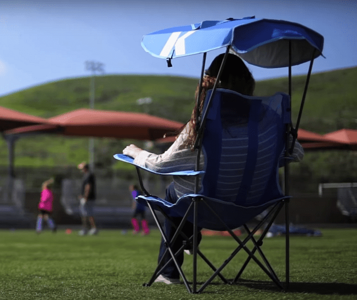 Bester Camping Stuhl mit Dach Sonnenschutz