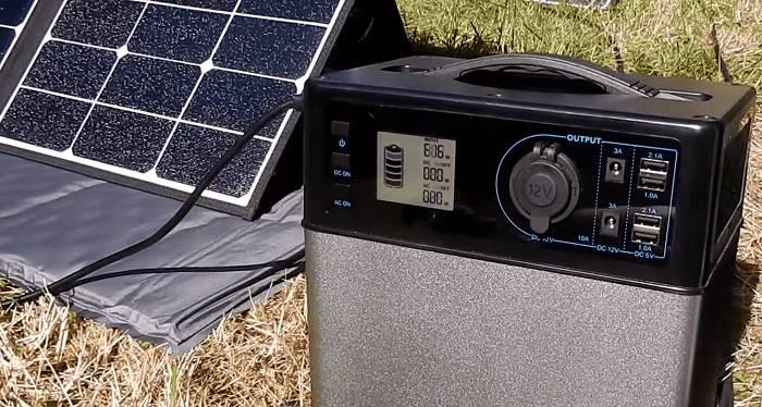 PowerOak PS5B Solargenerator Solar Aufladen mit Solarpanel PowerOakSP120