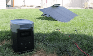 Ecoflow Delta 2 Solar Generator laden mit Solarpanels