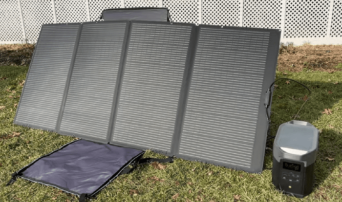 Ecoflow Delta Max mit 400w Solarpanels Test Erfahrung