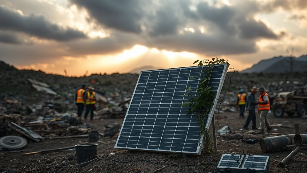 Solar-Generatoren für Notfälle