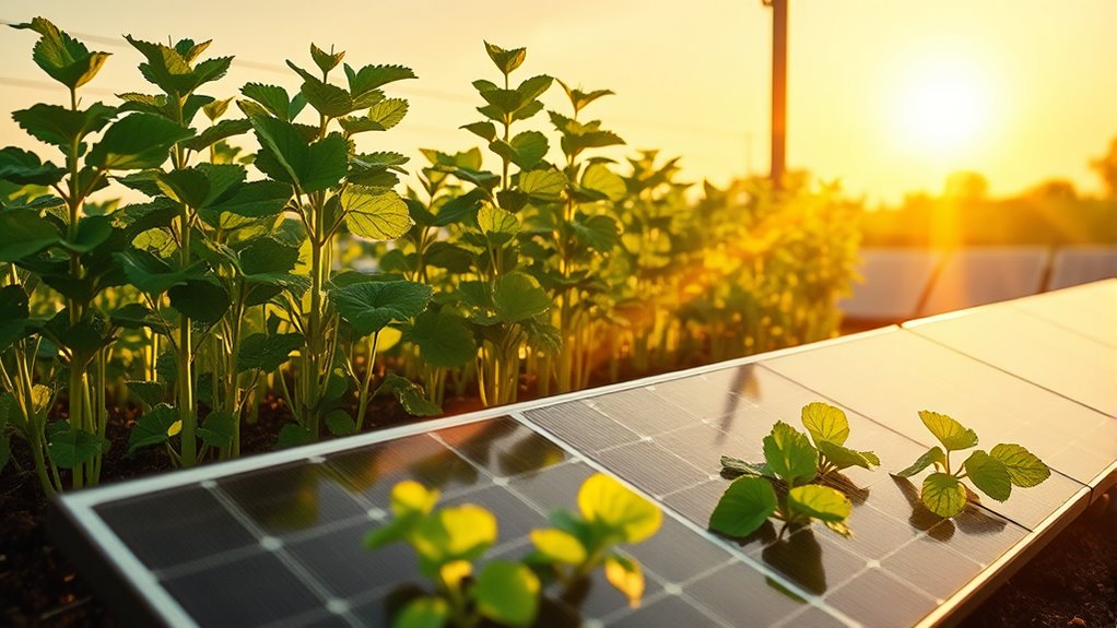 Nachhaltige Landwirtschaft Solargeneratoren