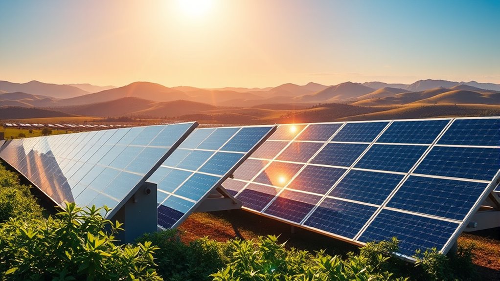 Nachhaltiger Solar-Generator-Anstieg